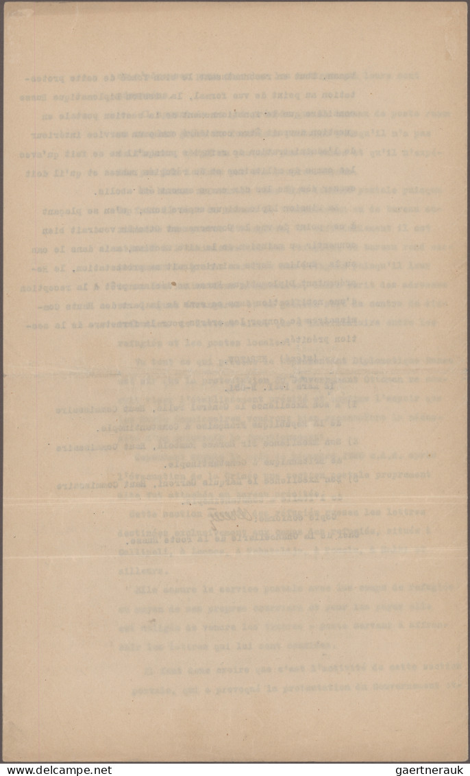 Russia - Civil War Wrangel Army: 1921, Copy Of Offical Request Addressed To Russ - Sonstige & Ohne Zuordnung