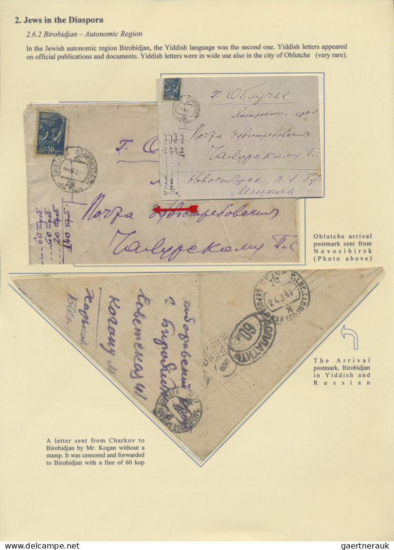 Sovjet Union - Specialities: 1941, Birobidjan Jewish Autonomic Region, Unfranked - Sonstige