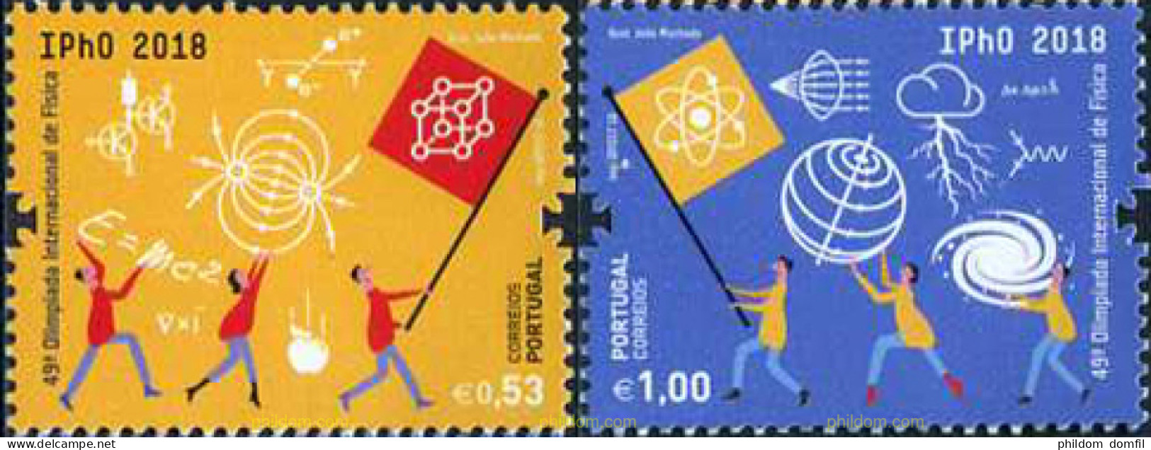 591267 MNH PORTUGAL 2018 49 OLIMPIADA INTERNACIONAL DE FISICA - Otros & Sin Clasificación