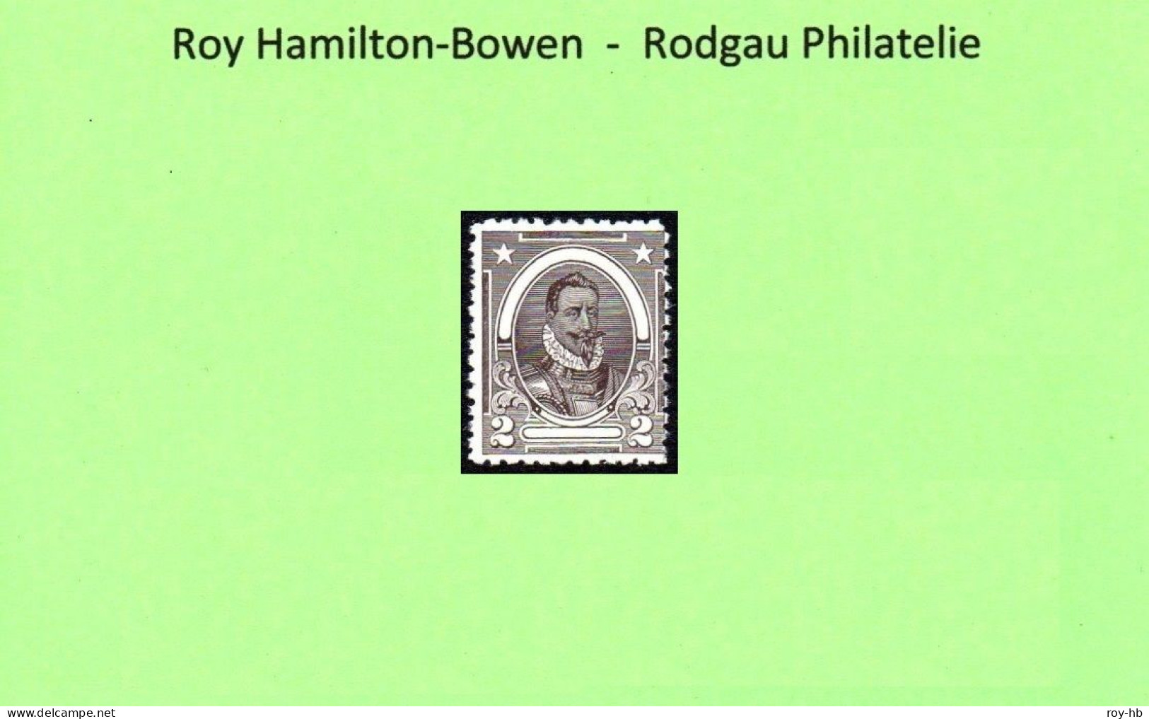 1922 Valdivia Essay, 2d Brownish Black, Lightly Hinged Mint, The Rarest Of The Perf. Colours.  Hib E54. - Unused Stamps