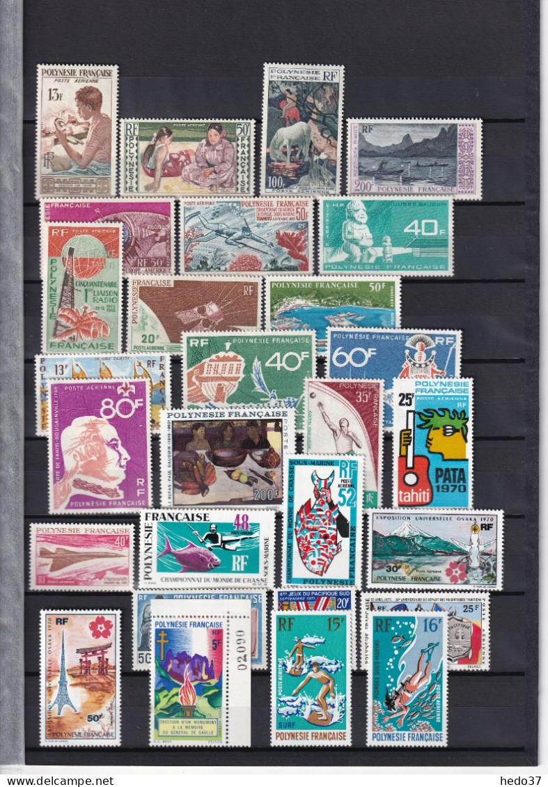 Polynésie Poste Aérienne - Timbres Neufs * Avec Charnière Légère - TB - Cote + 1200€ - Collections, Lots & Series