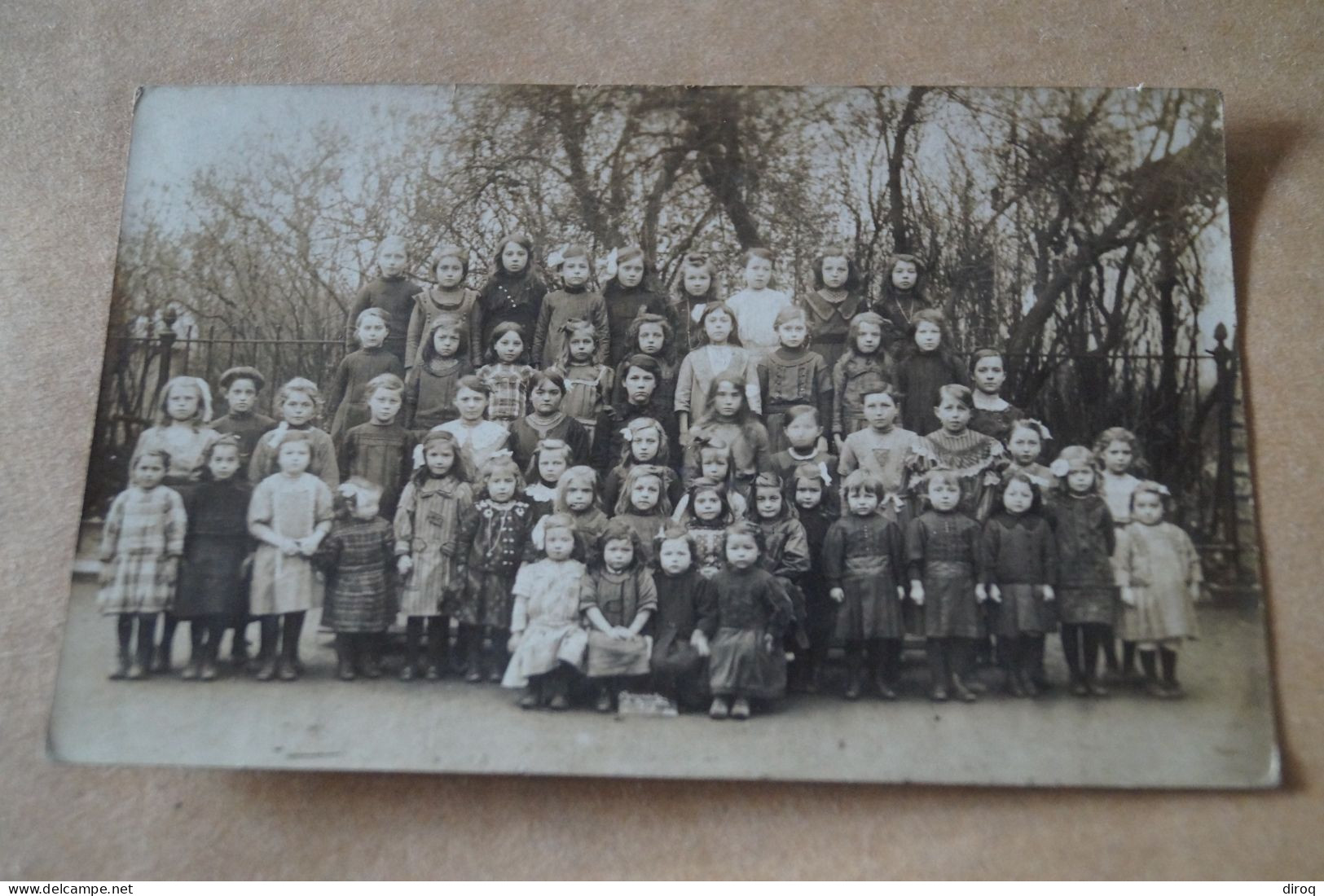 Belle Carte Photo Ancienne, Peruwelz 1915,le Pensionnat - Péruwelz