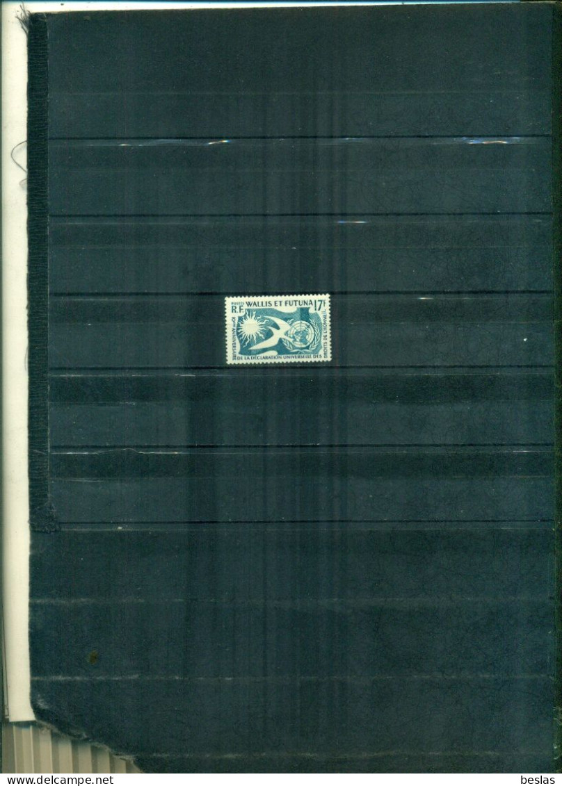 WALLIS ET FUTUNA  X DECLARATION DROITS DE L'HOMME 1 VAL NEUFS A PARTIR DE 0.75 EUROS - Unused Stamps