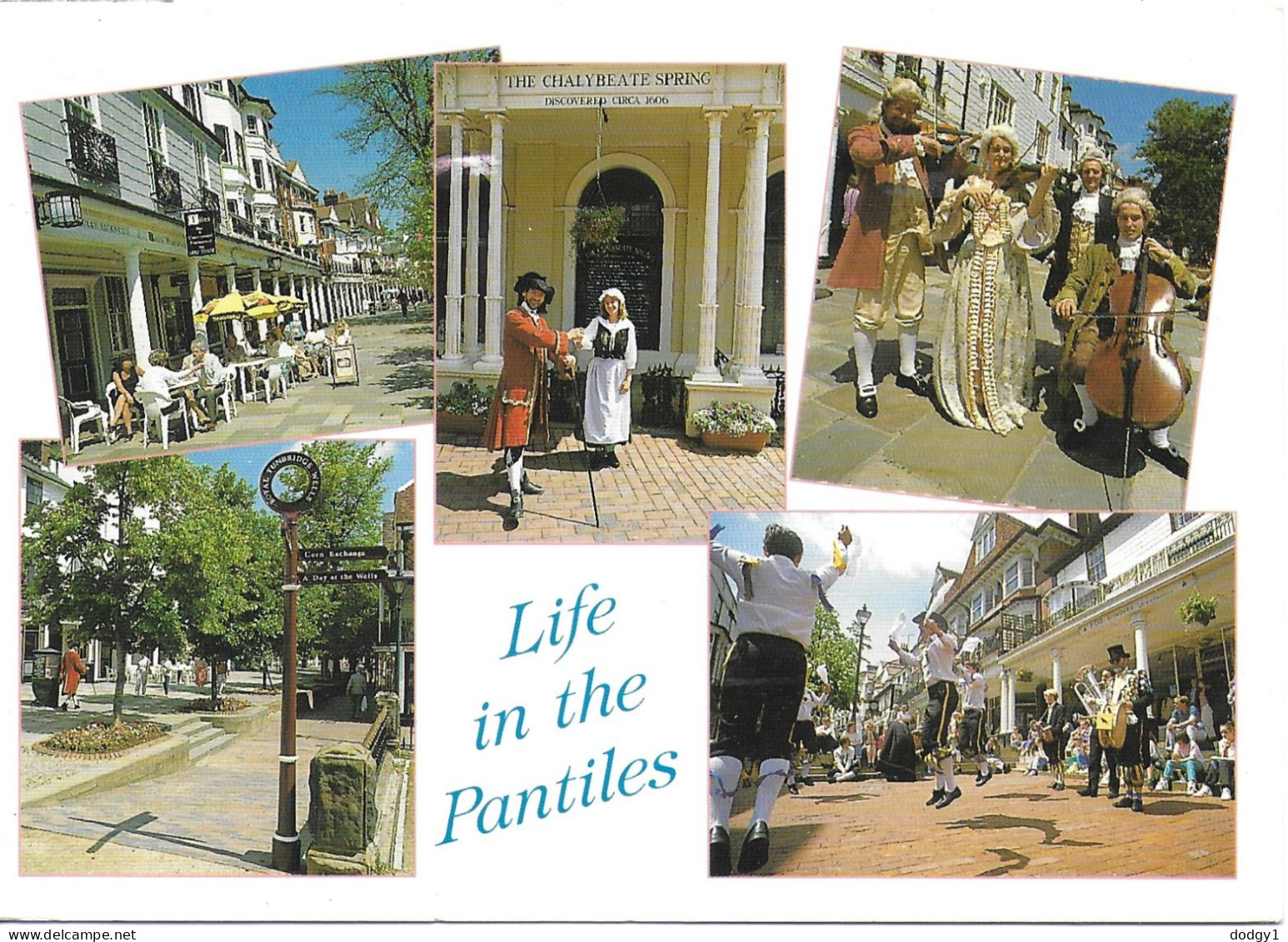 THE PANTILES, TUNBRIDGE WELLS, KENT, ENGLAND. USED POSTCARD   Zf6 - Tunbridge Wells