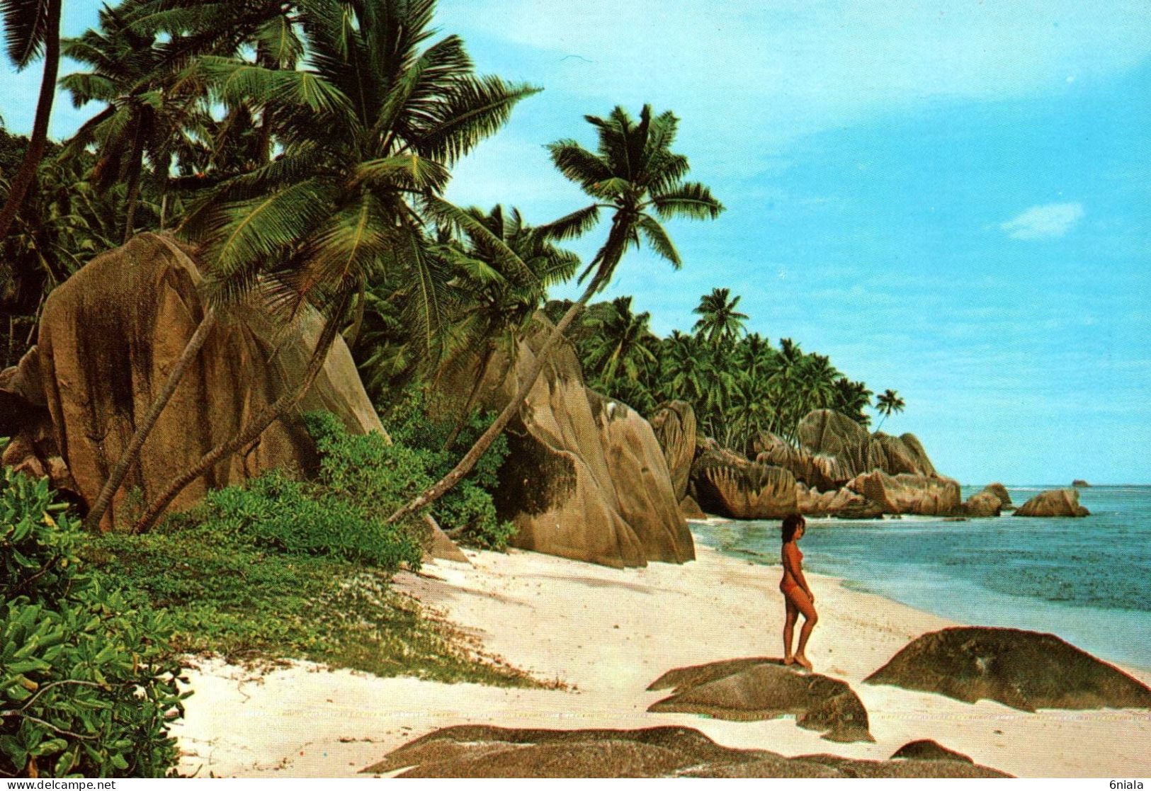 17963 ANSE L UNION  LA DIGUE     Seychelles   (2 Scans) - Seychellen