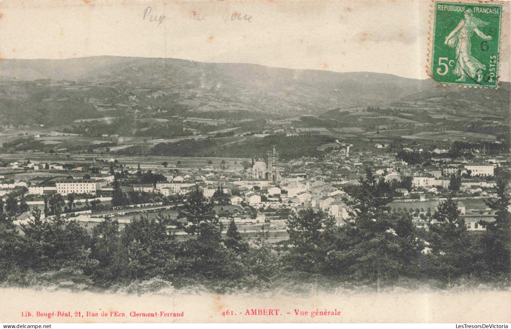 FRANCE - Ambert - Vue Générale - Carte Postale Ancienne - Ambert