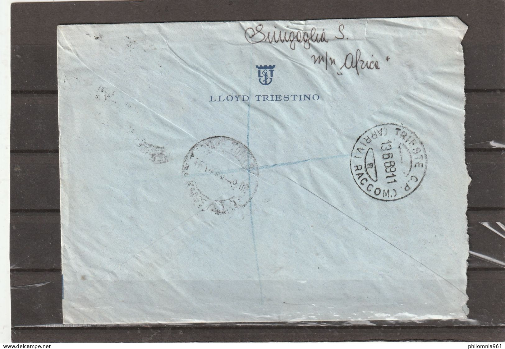 RSA South Africa REGISTERED AIRMAIL COVER To Italy 1968 - Brieven En Documenten