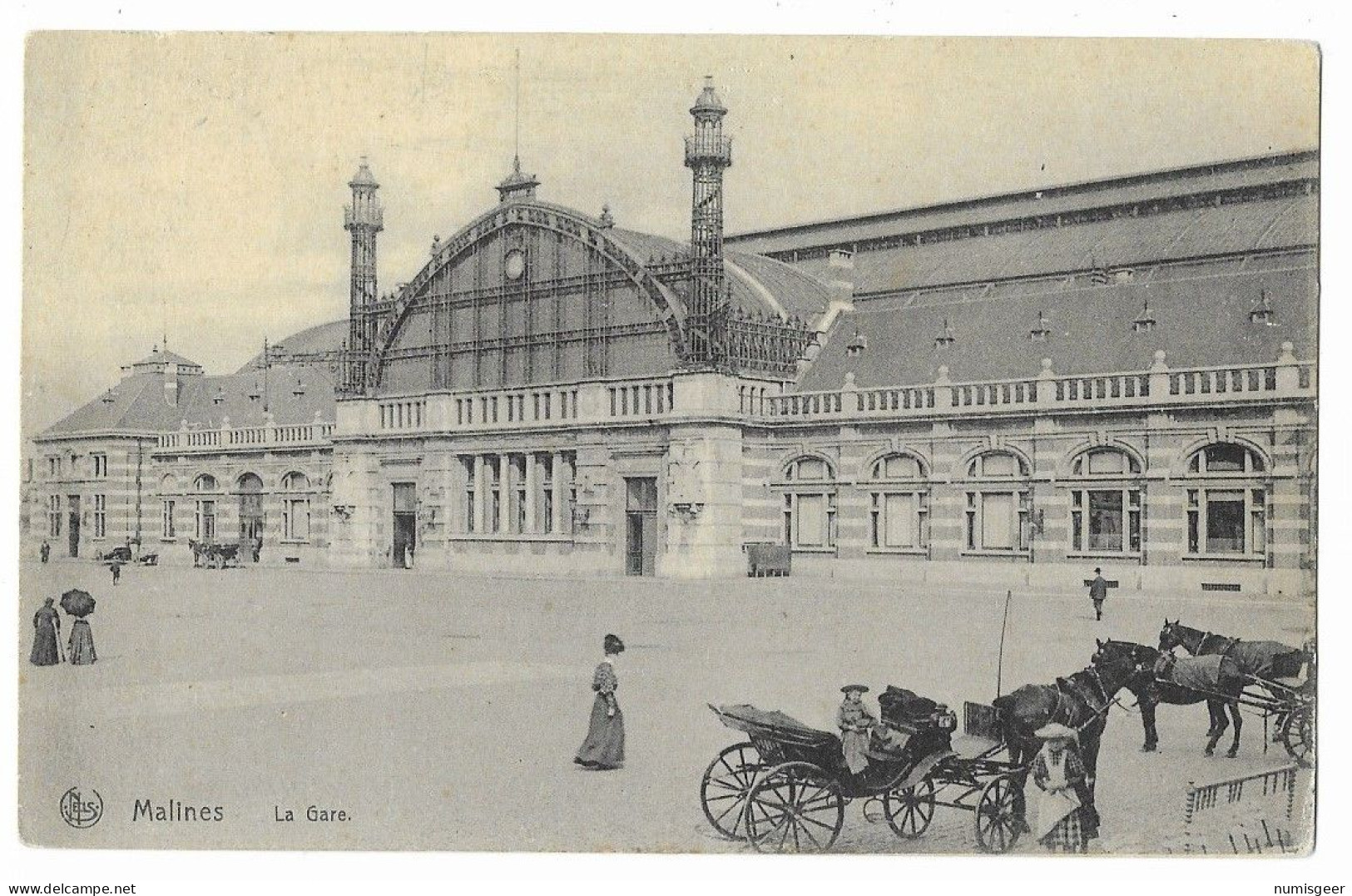 MALINES -- La Gare ( Attelage ) - Malines