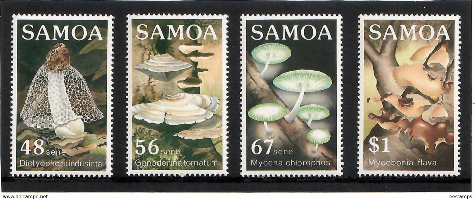 Samoa 1985 . Mushrooms. 4v. Michel # 561-64 - Samoa