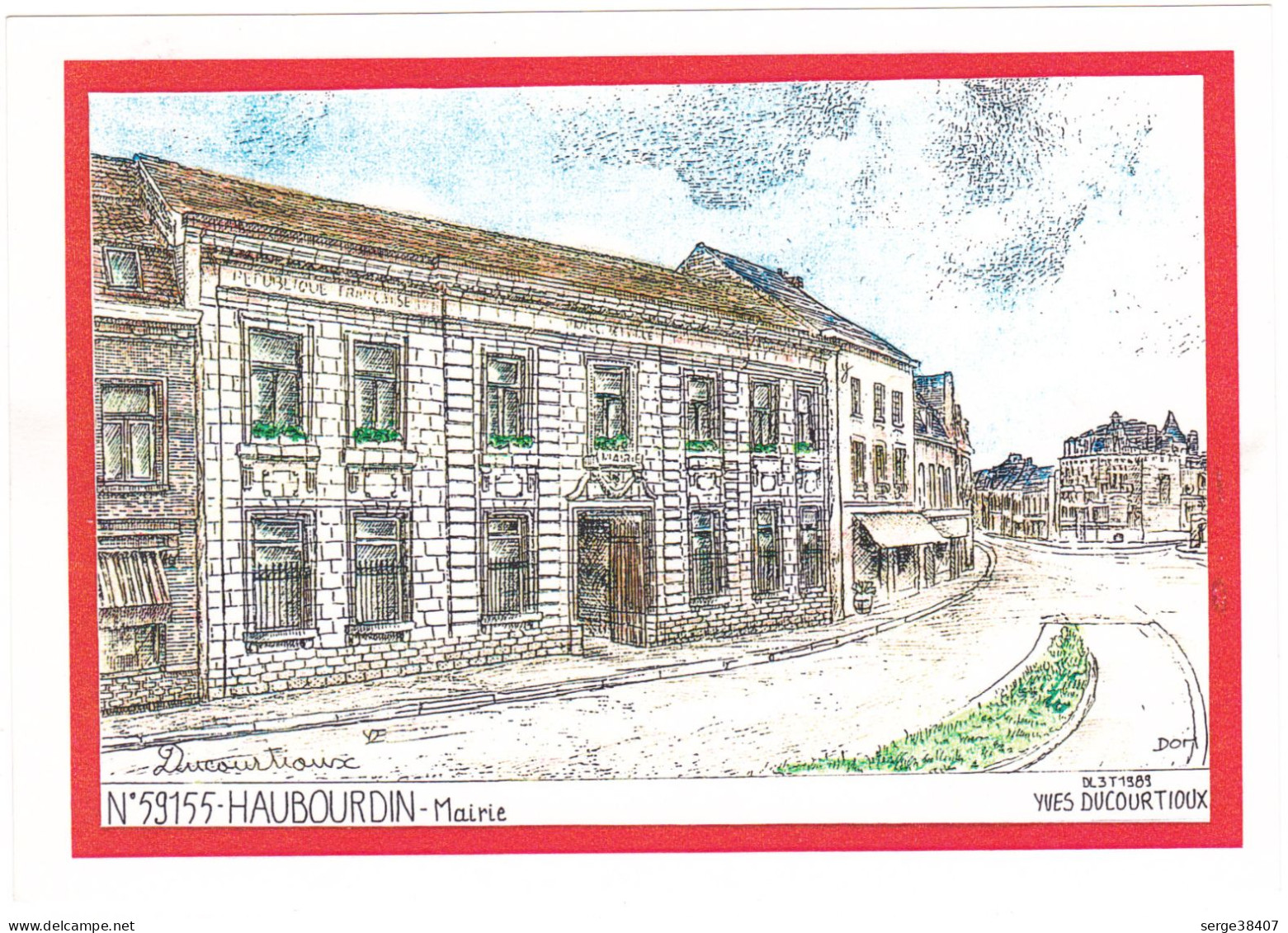 Haubourdin - Y. Ducourtioux 89 - Mairie # 8-11/3 - Haubourdin