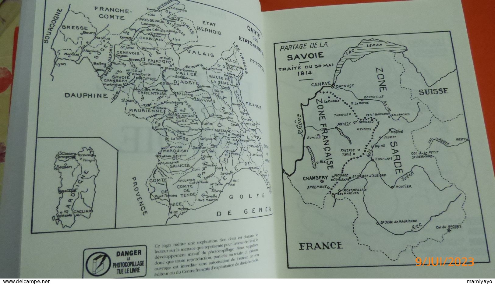HISTOIRE de la SAVOIE -de H. Menabrea / Les Savoisiennes -2000- 1° Comtes,les Amédée,le Duché,France & Sardaigne ...