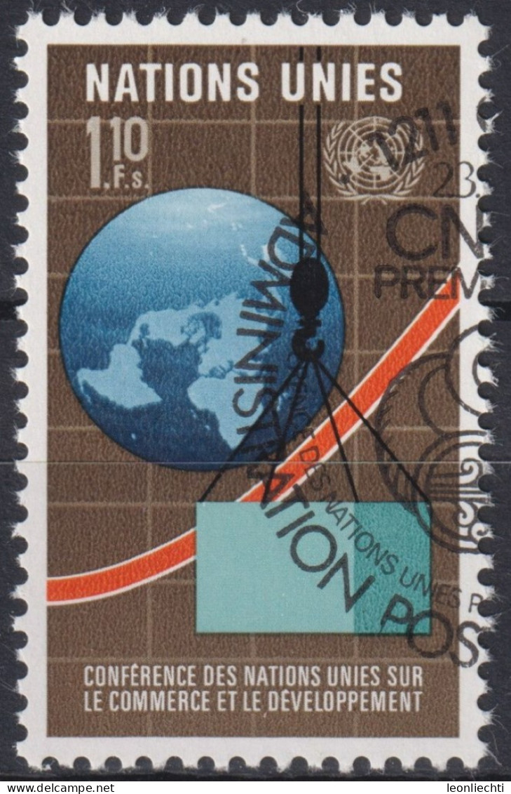 1976 UNO Genf ° Mi:NT-GE 57, Yt:NT-GE 57, Zum:NT-GE 58, Konferenz Der UNO über Handel Und Entwicklung - Used Stamps