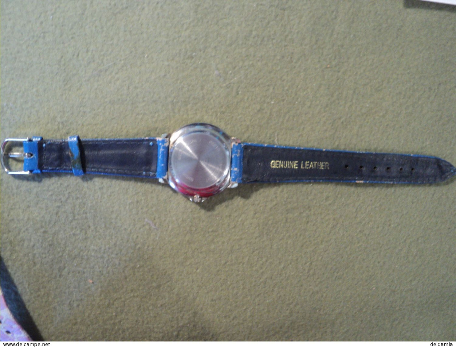 MONTRE PUBLICITAIRE PEUGEOT 106 KID. GENUINE LEATHER. ANNEES 90 / 2000 - Orologi Pubblicitari