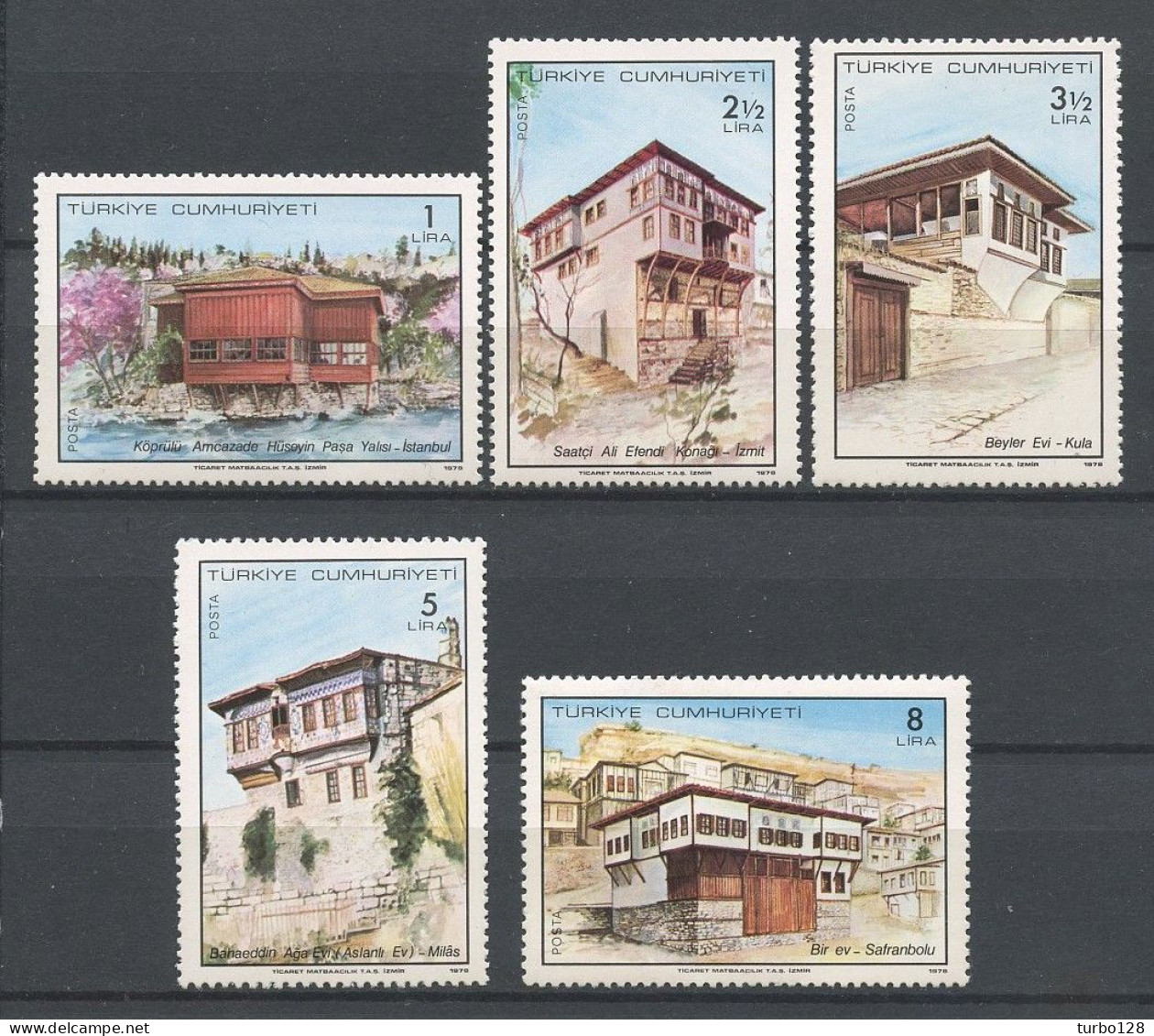 TURQUIE Année 1978 ** Complète N° 2208/2242 Neufs MNH Luxe C 38.90 € Jahrgang Ano Completo Full Year - Années Complètes