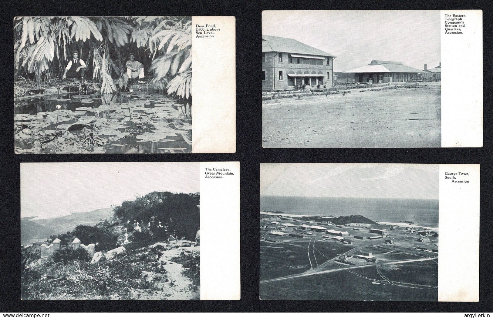 ASCENSION C1910 PICTUE POSTCARDS - Isla Ascensión