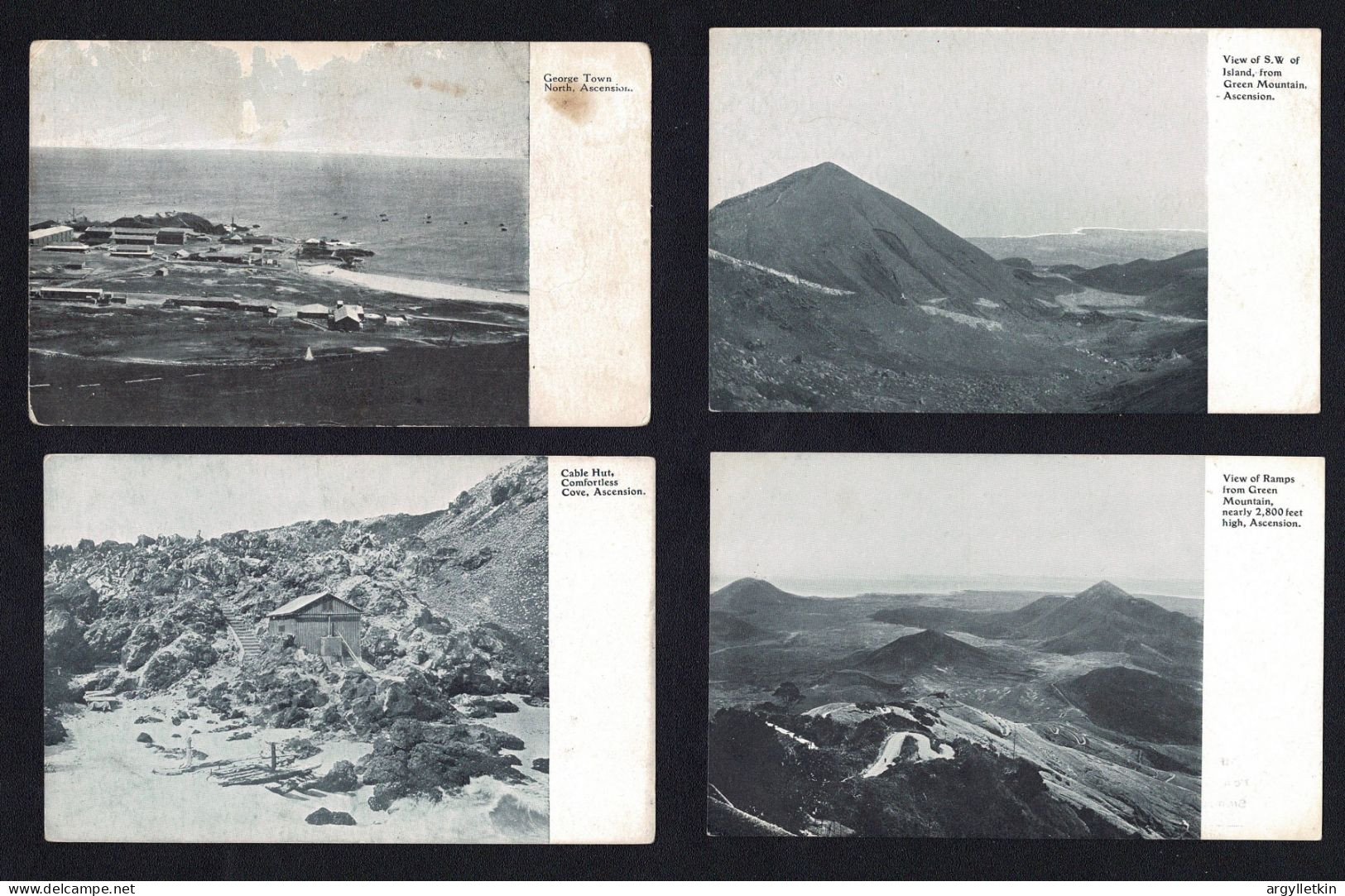 ASCENSION C1910 PICTUE POSTCARDS - Ascension Island