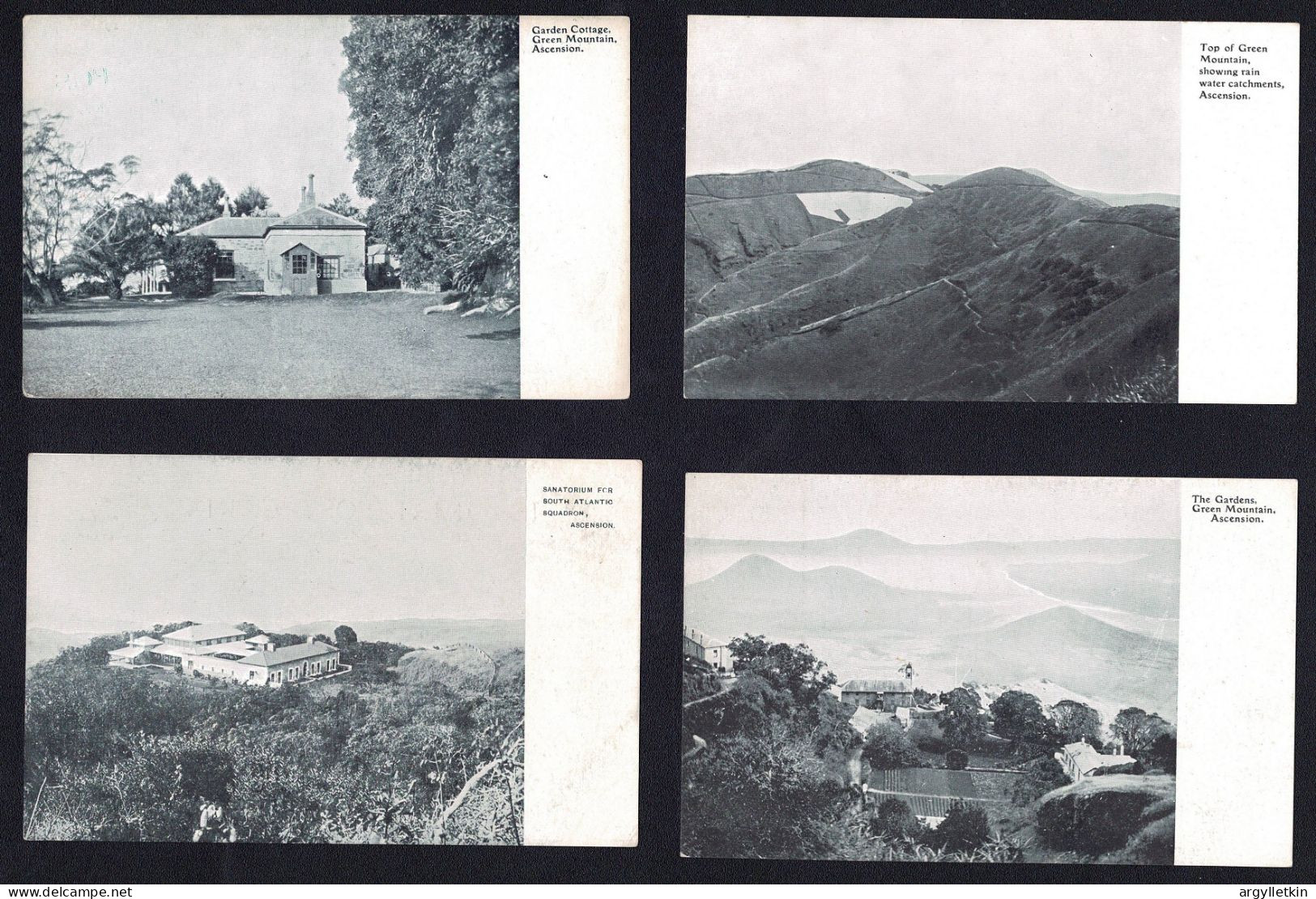 ASCENSION C1910 PICTUE POSTCARDS - Ascension Island