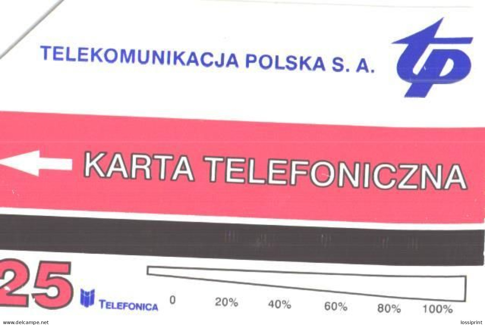 Poland:Used Phonecard, Telekomunikacja Polska S.A., 25 Units, Nagano Olympic Games 1998, Biathlon - Olympische Spelen