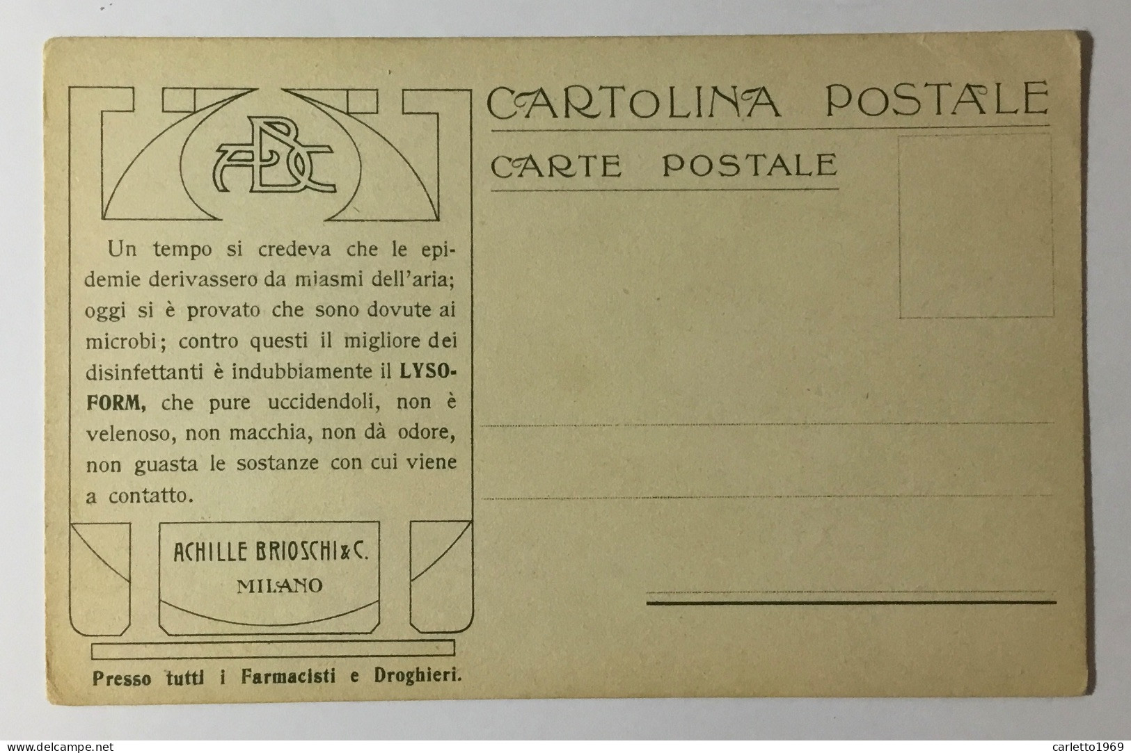 LA POSTA NEL GIAPPONE - RETRO PUBBLICITÀ BRIOSCHI - NV FP - Postal Services