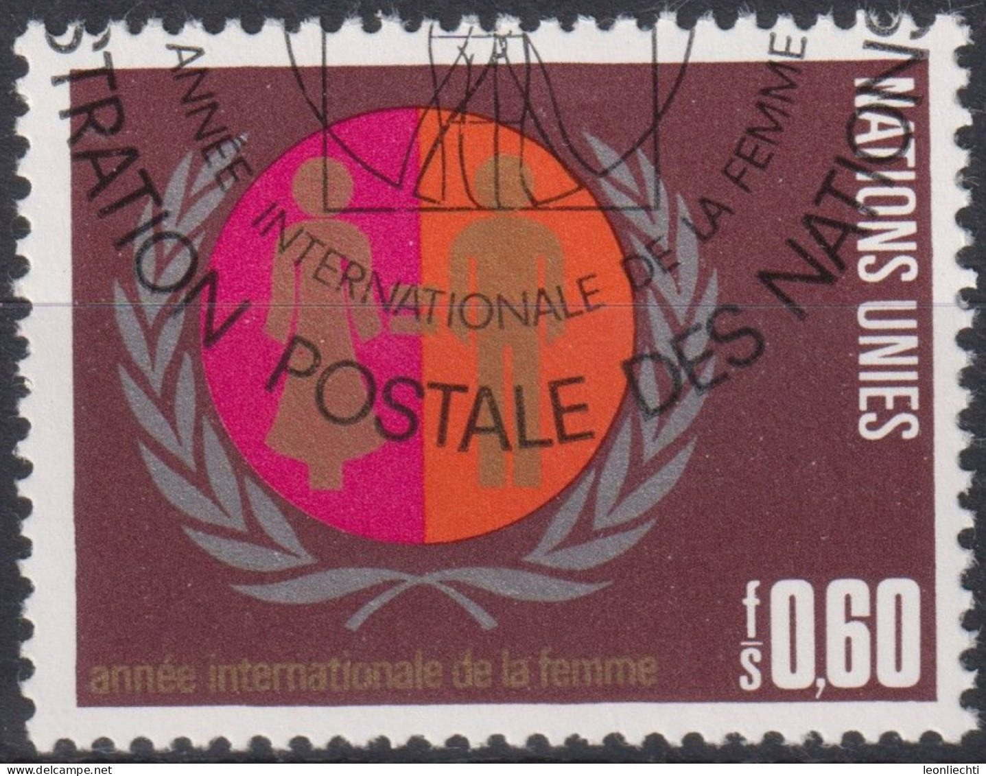 1975 UNO Genf ° Mi:NT-GE 48, Yt:NT-GE 48, Zum:NT-GE 48, Internationales Jahr Der Frau - Gebruikt
