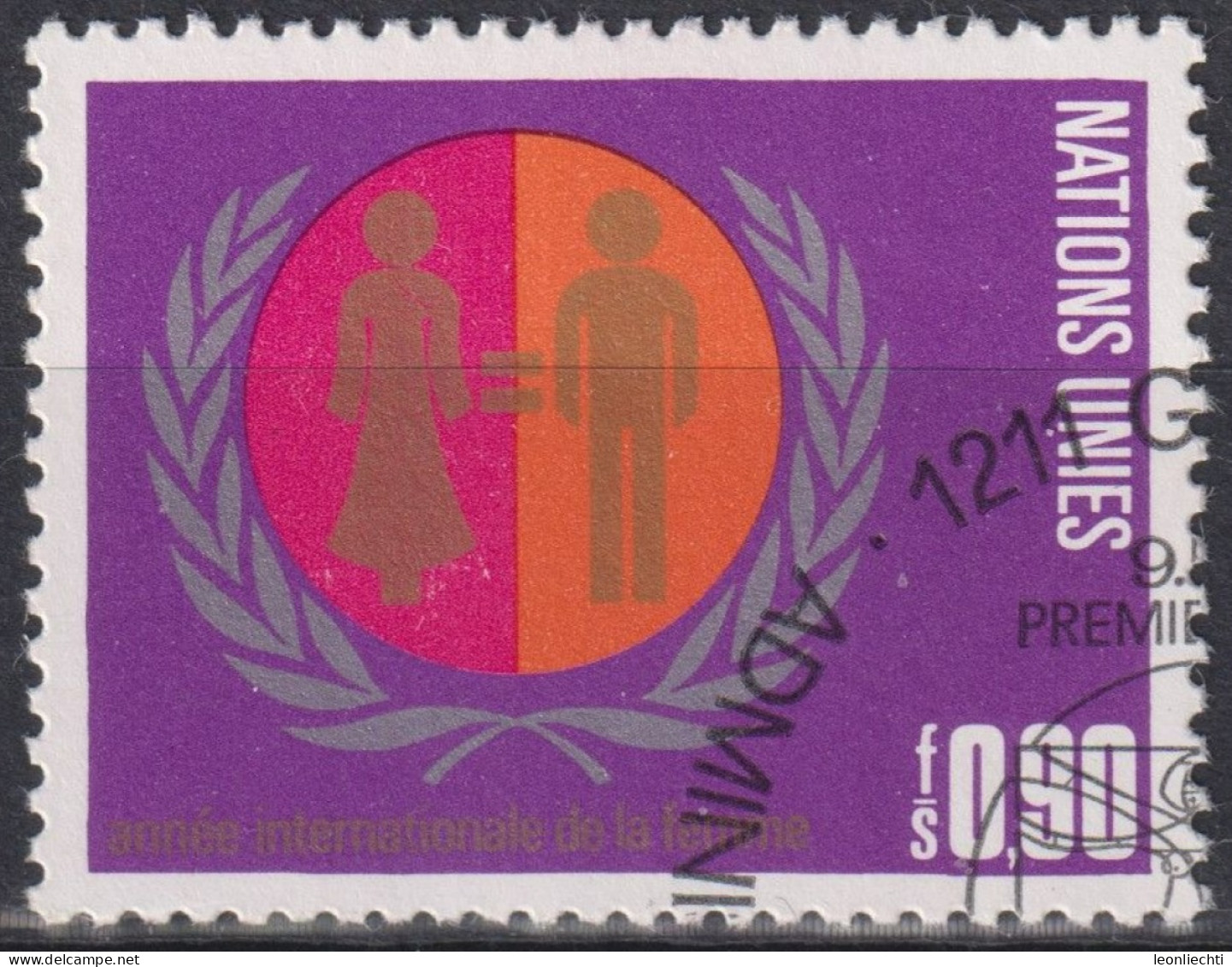 1975 UNO Genf ° Mi:NT-GE 49, Yt:NT-GE 49, Zum:NT-GE 49, Internationales Jahr Der Frau - Gebruikt