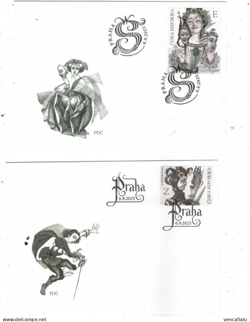 Years 2023 - Shakespear's Plays, Set Of 4 FDC's - FDC