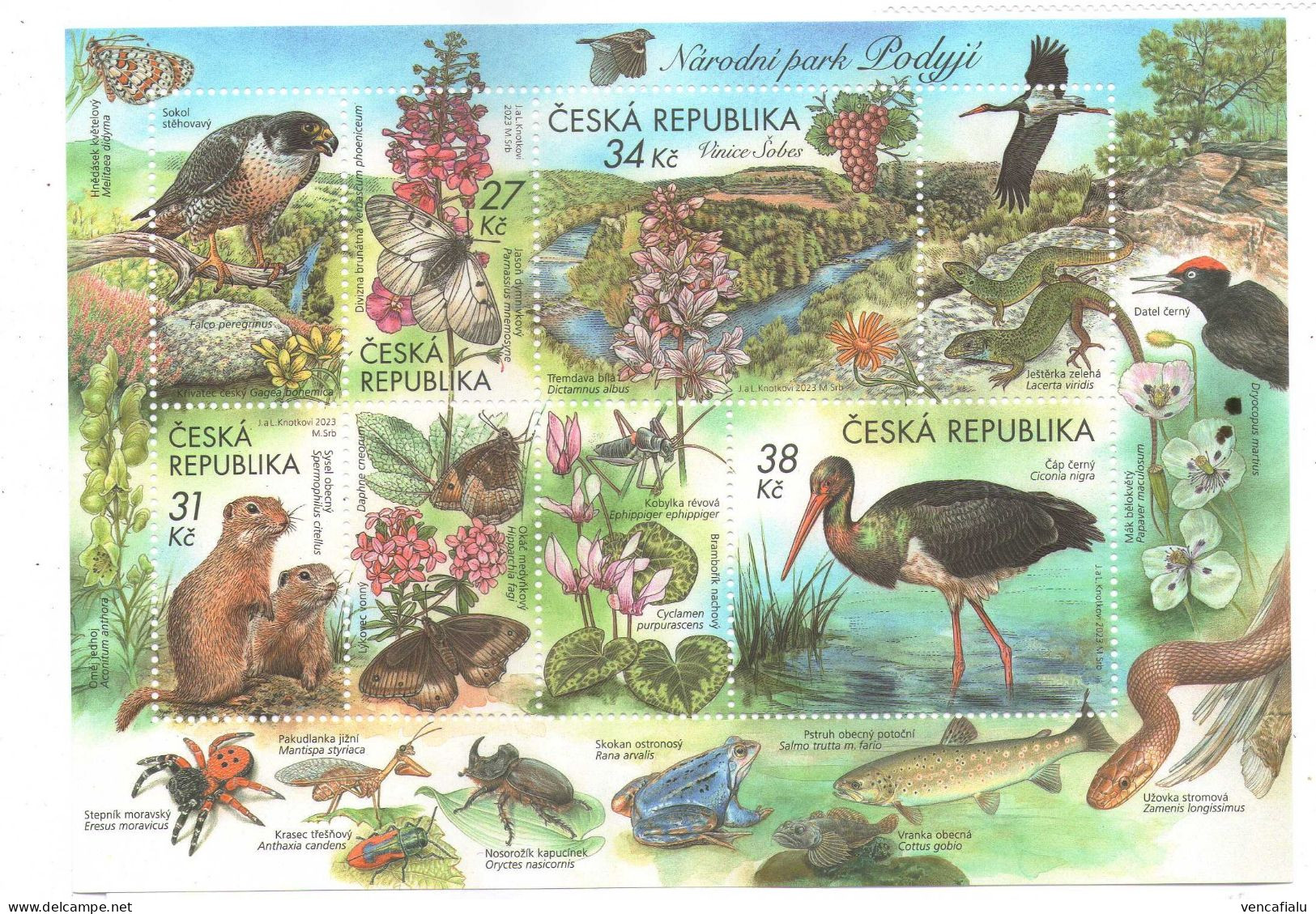 Czech Republic 2023 - Nature Park Podyji, S/S, MNH - Blocks & Sheetlets