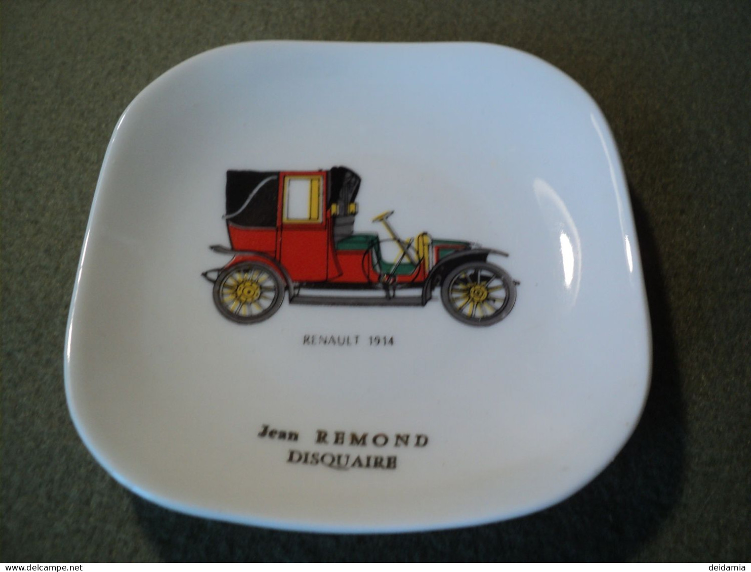 VIDE POCHES RENAULTS 1914. JEAN REMOND DISQUAIRE. LIMOGES - Ashtrays