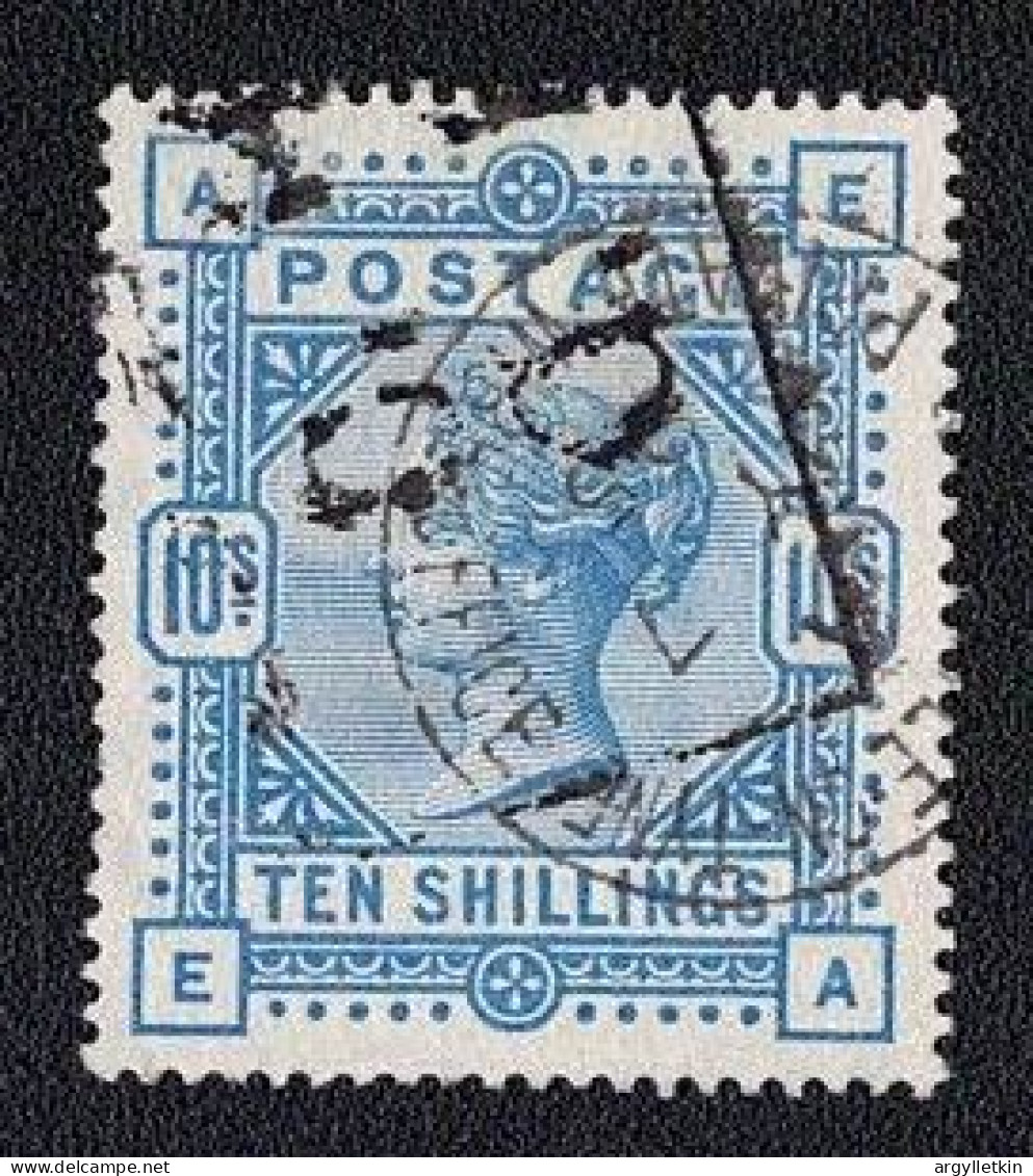 GREAT BRITAIN 1883 10 SHILLING ULTRAMARINE STAMP - Used Stamps