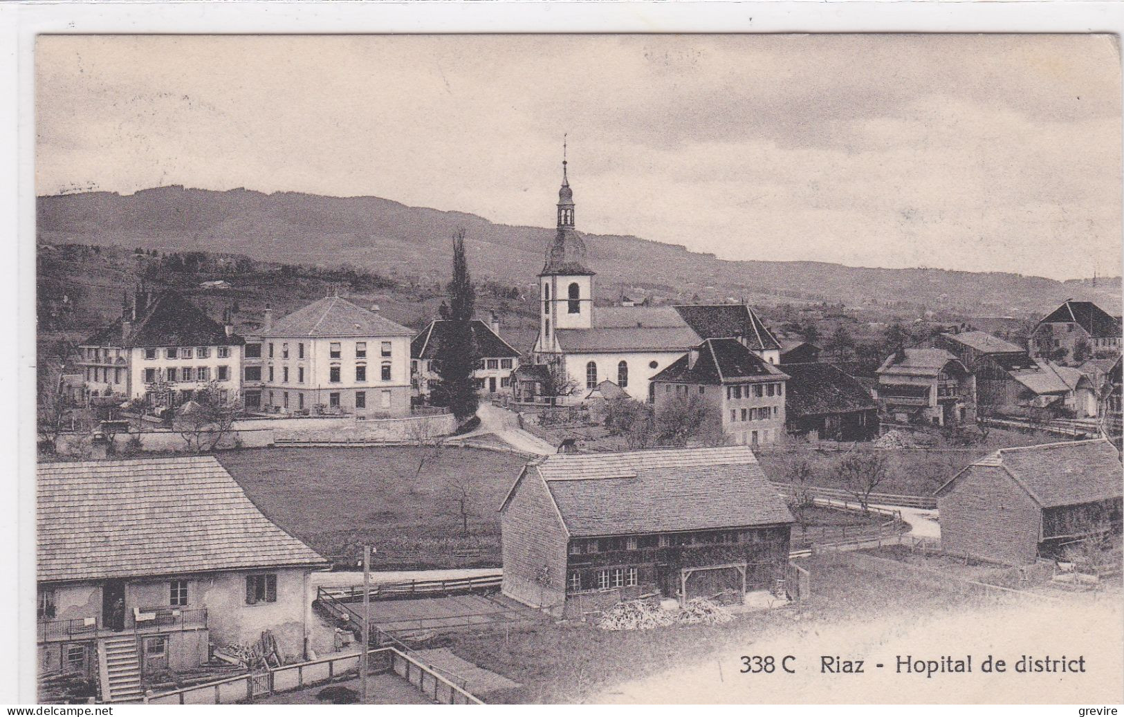 Riaz, Hôpital De District, Centre Du Village - Riaz