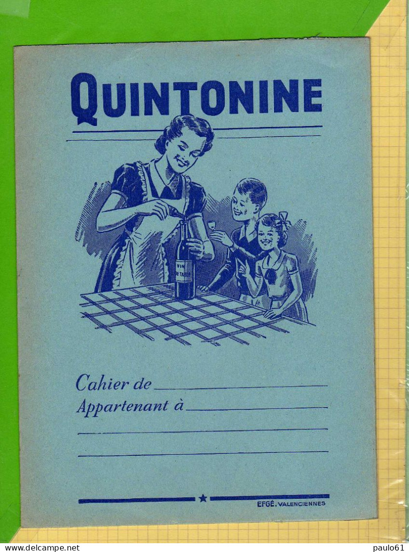 PROTEGE CAHIER  : Pharmacie QUINTONINE Donne Bonne Mine - Protège-cahiers