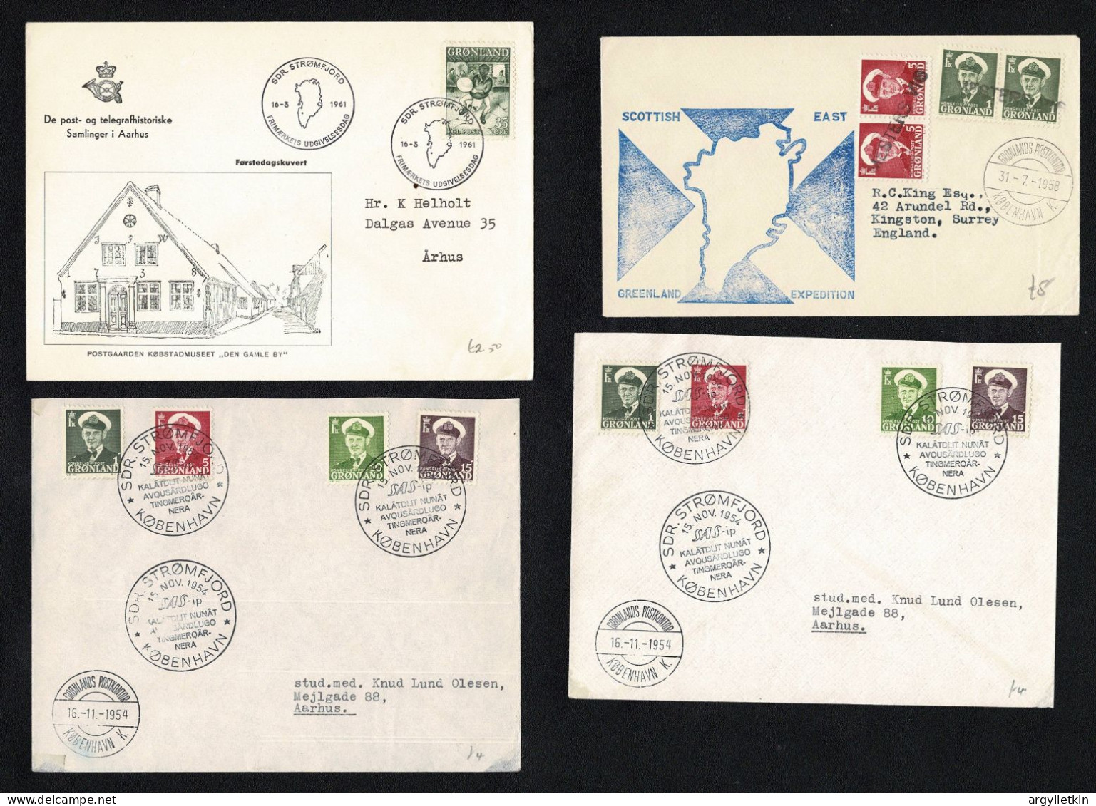 GREENLAND C1920-1985 COVERS AND CARDS - Storia Postale