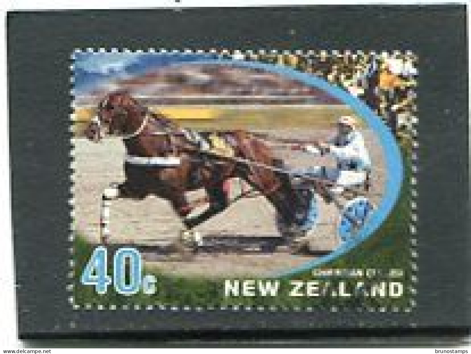 NEW ZEALAND - 2002  40c  YEAR OF THE HORSE  FINE  USED - Gebruikt