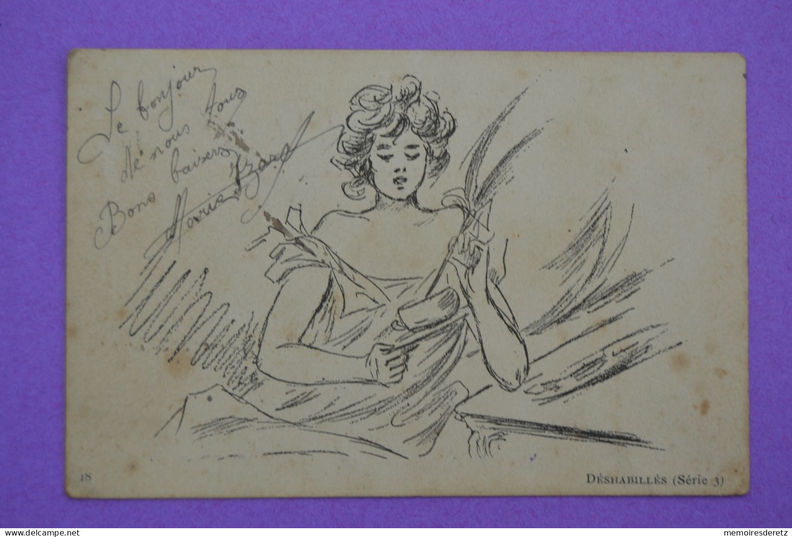 CPA Carte Postale - Henri BOUTET - Déshabillés - Femme De Face - Série 3 - 1914 - Boutet