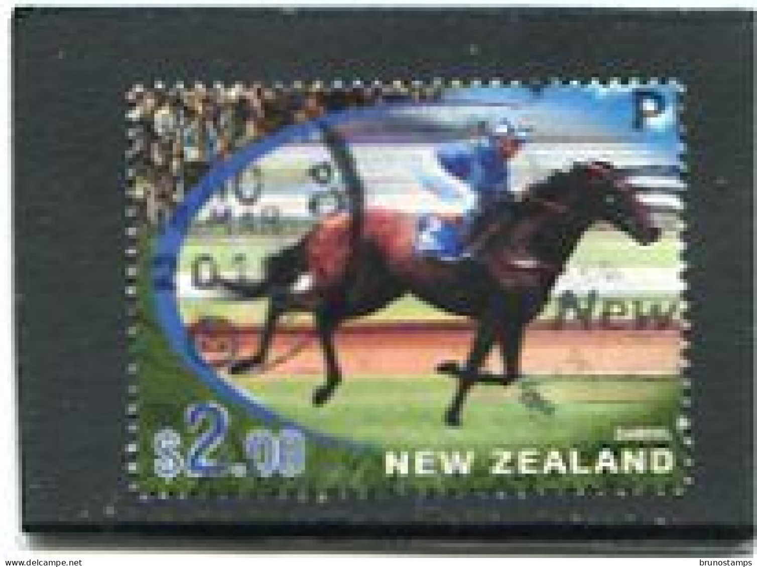 NEW ZEALAND - 2002  2$  YEAR OF THE HORSE  FINE  USED - Gebraucht