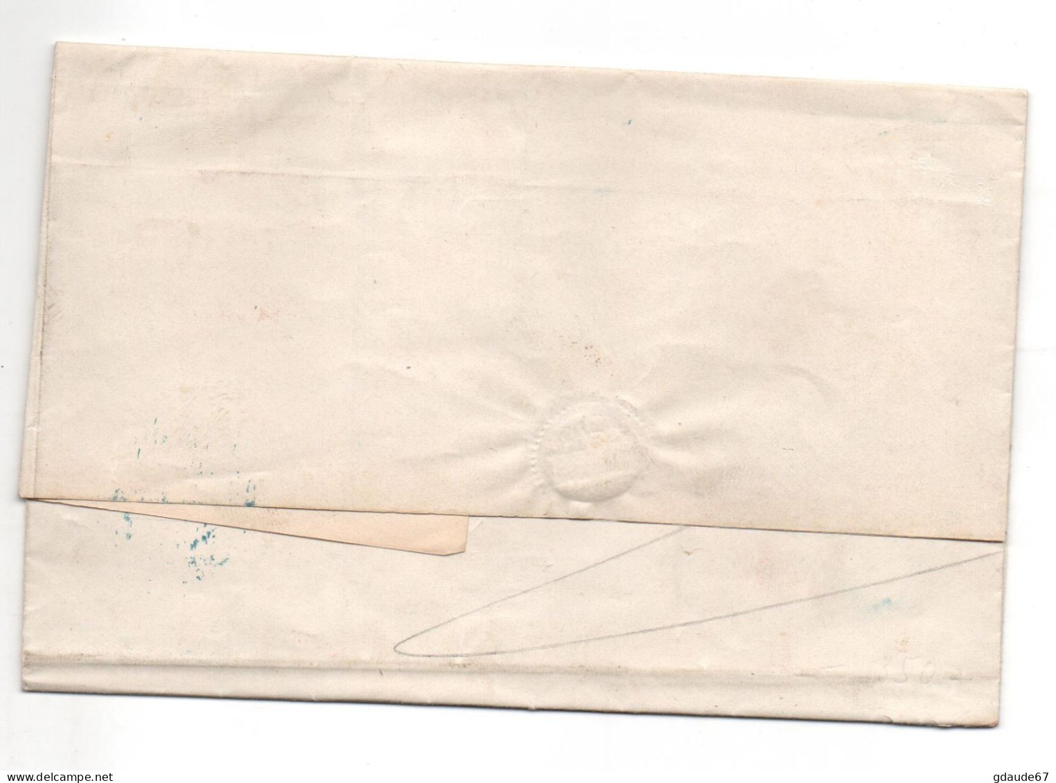 1868 - LETTRE De HAMBURG Pour PARIS - Storia Postale