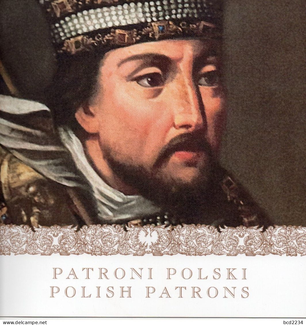 POLAND 2021 POST OFFICE LIMITED EDITION FOLDER: POLISH PATRONS SAINT STANISLAUS OF SZCZEPANOW BISHOP KRAKOW MARTYR - Cuadros