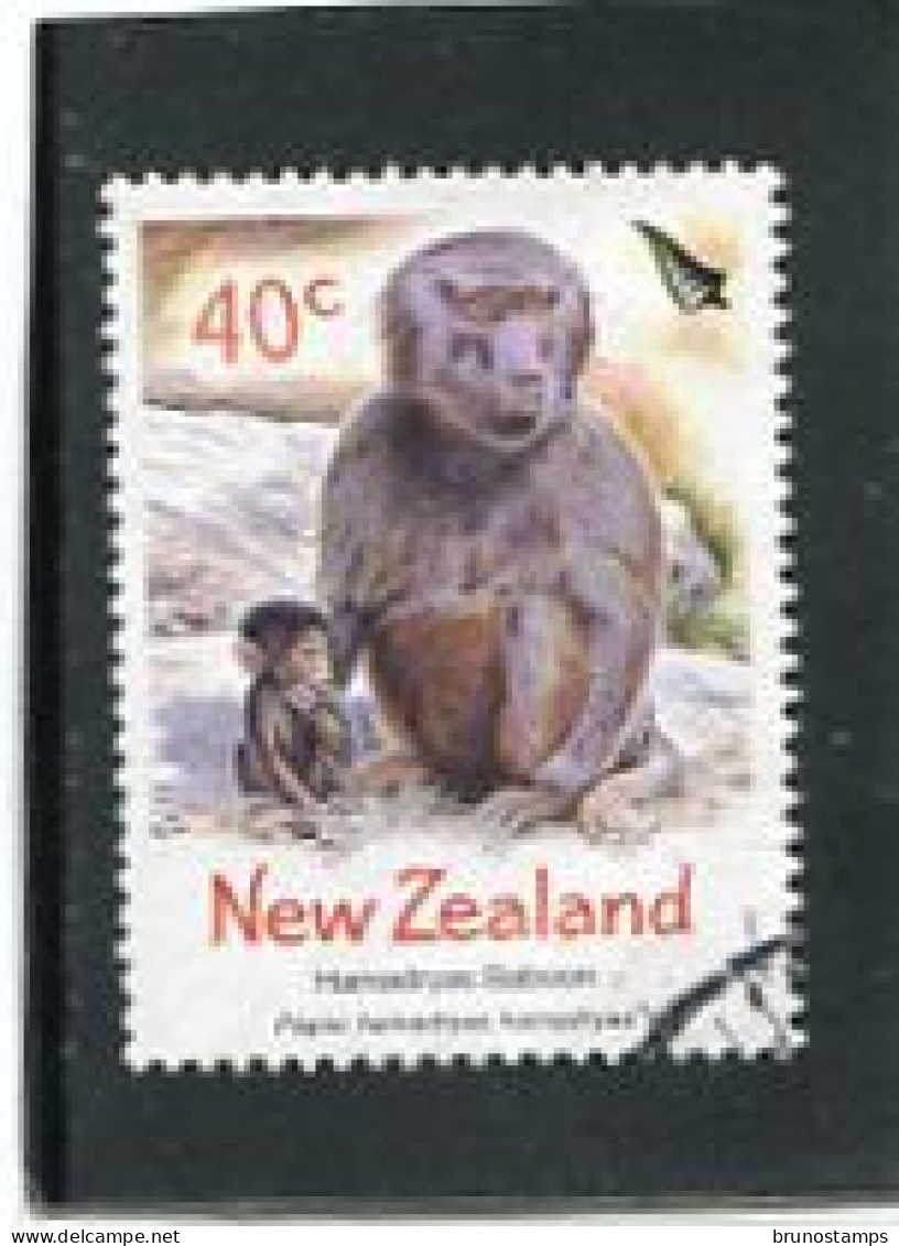 NEW ZEALAND - 2004  40c  ZOO ANIMALS  FINE  USED - Gebraucht