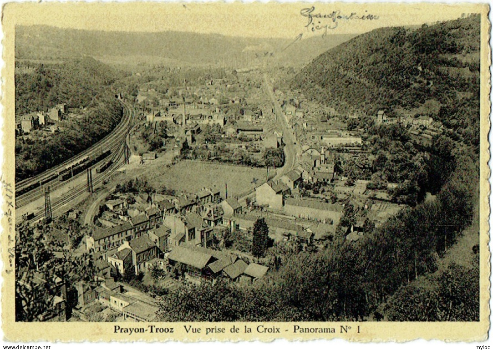 Prayon-Trooz. Vue Prise De La Croix. Panorama N°1 - Trooz