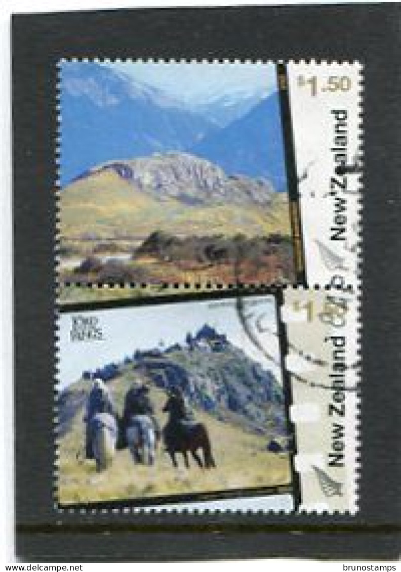 NEW ZEALAND - 2004  1.50$  LORD OF THE RINGS  PAIR  FINE  USED - Gebruikt