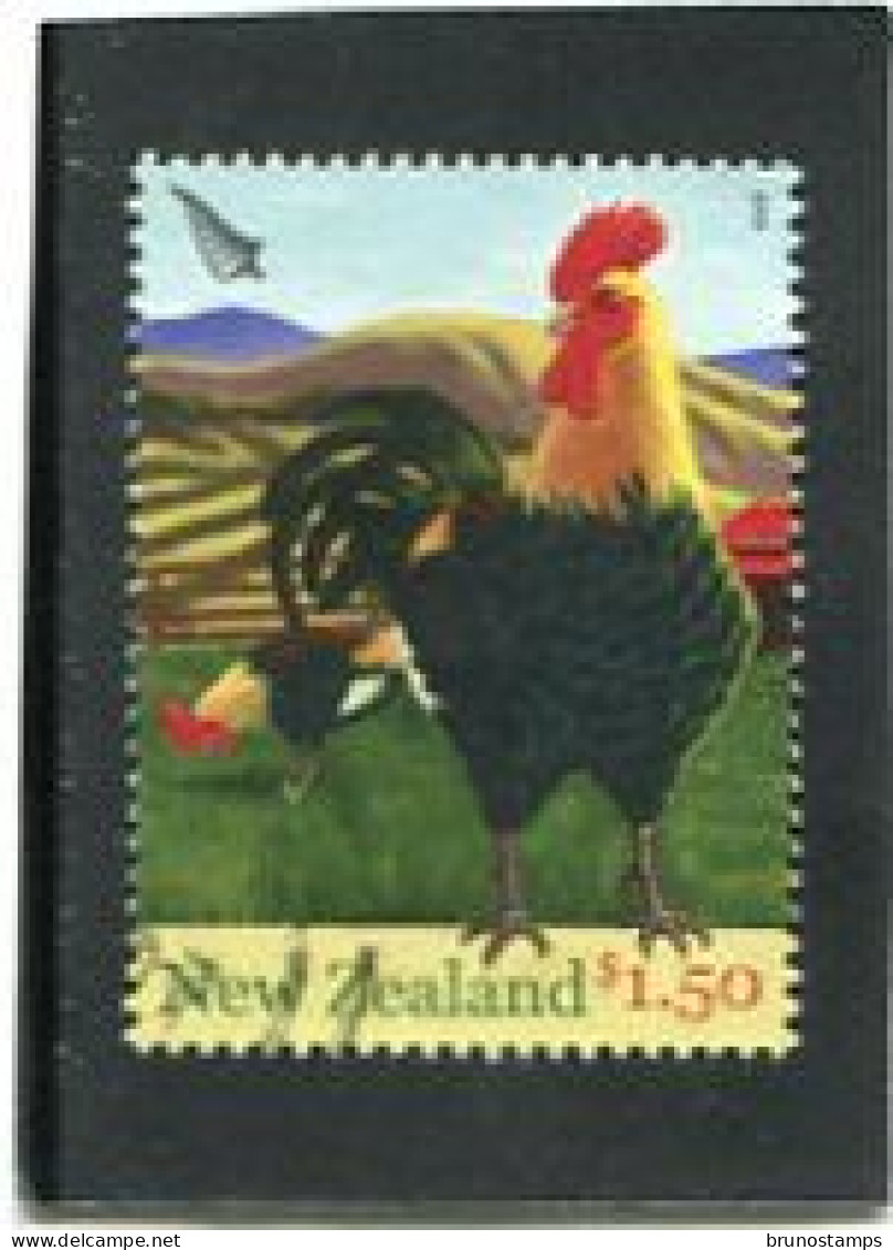 NEW ZEALAND - 2005  1.50$   ROOSTER  FINE  USED - Gebruikt