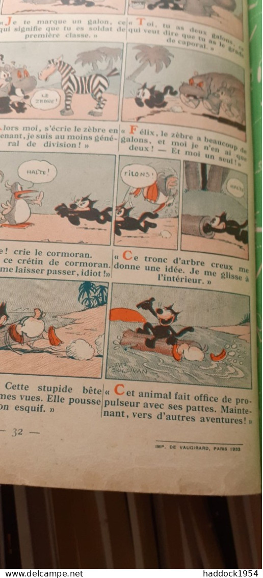 Félix Dans La Jungle PAT SULLIVAN Hachette 1933 - Félix Le Chat