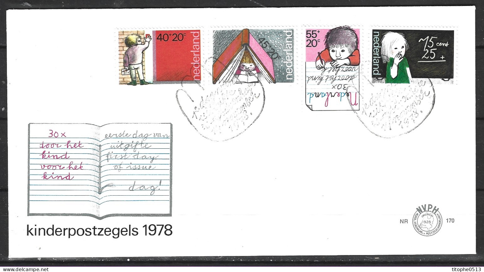 PAYS-BAS. N°1099-1102 Sur Enveloppe 1er Jour (FDC) De 1978. Education. - Autres & Non Classés