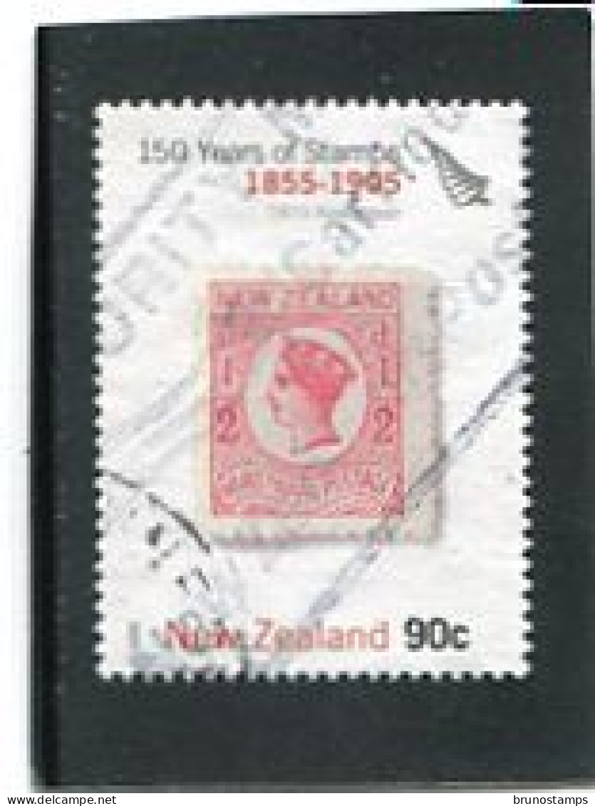 NEW ZEALAND - 2005  90c  STAMP ANNIVERSARY 1st  FINE  USED - Gebraucht