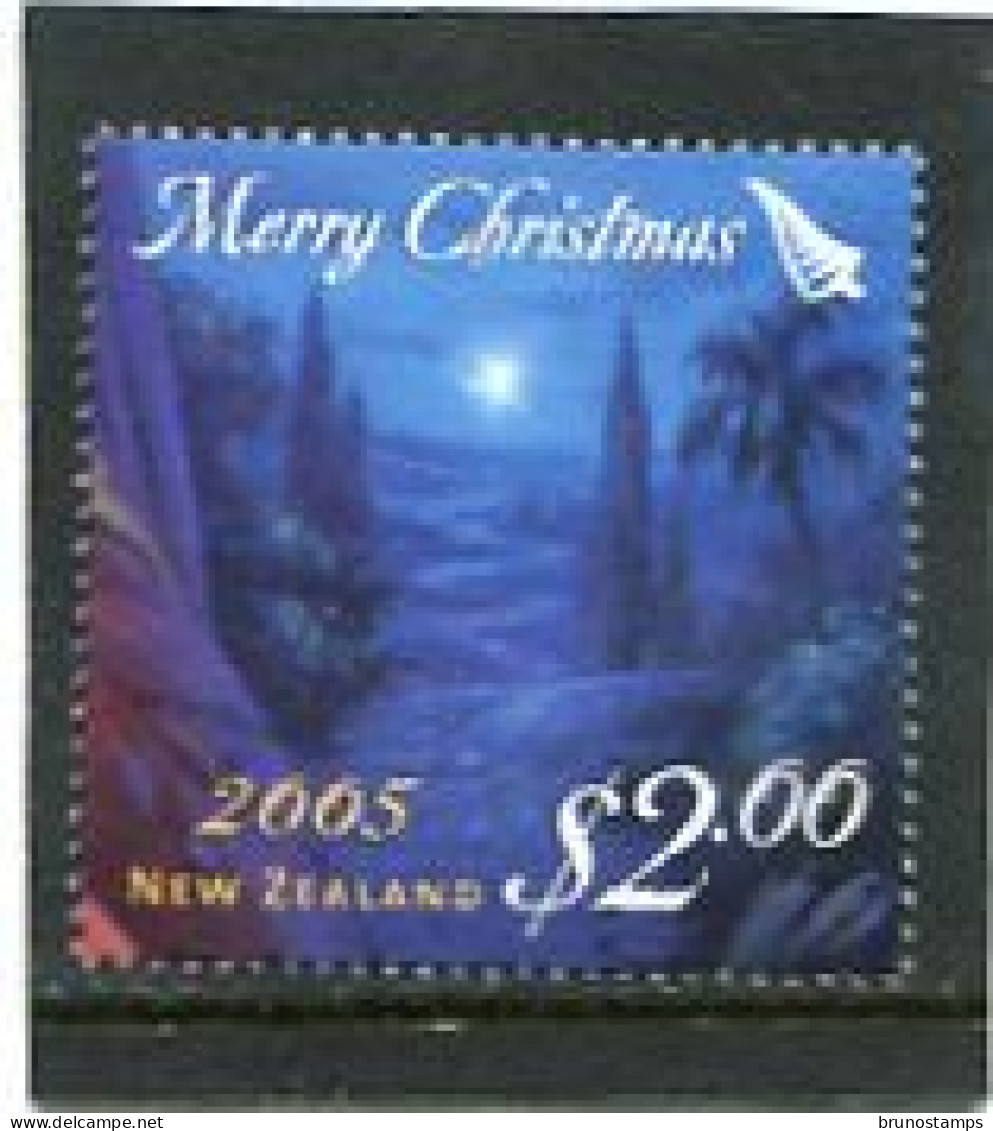 NEW ZEALAND - 2005  2$ CHRISTMAS  FINE  USED - Usati
