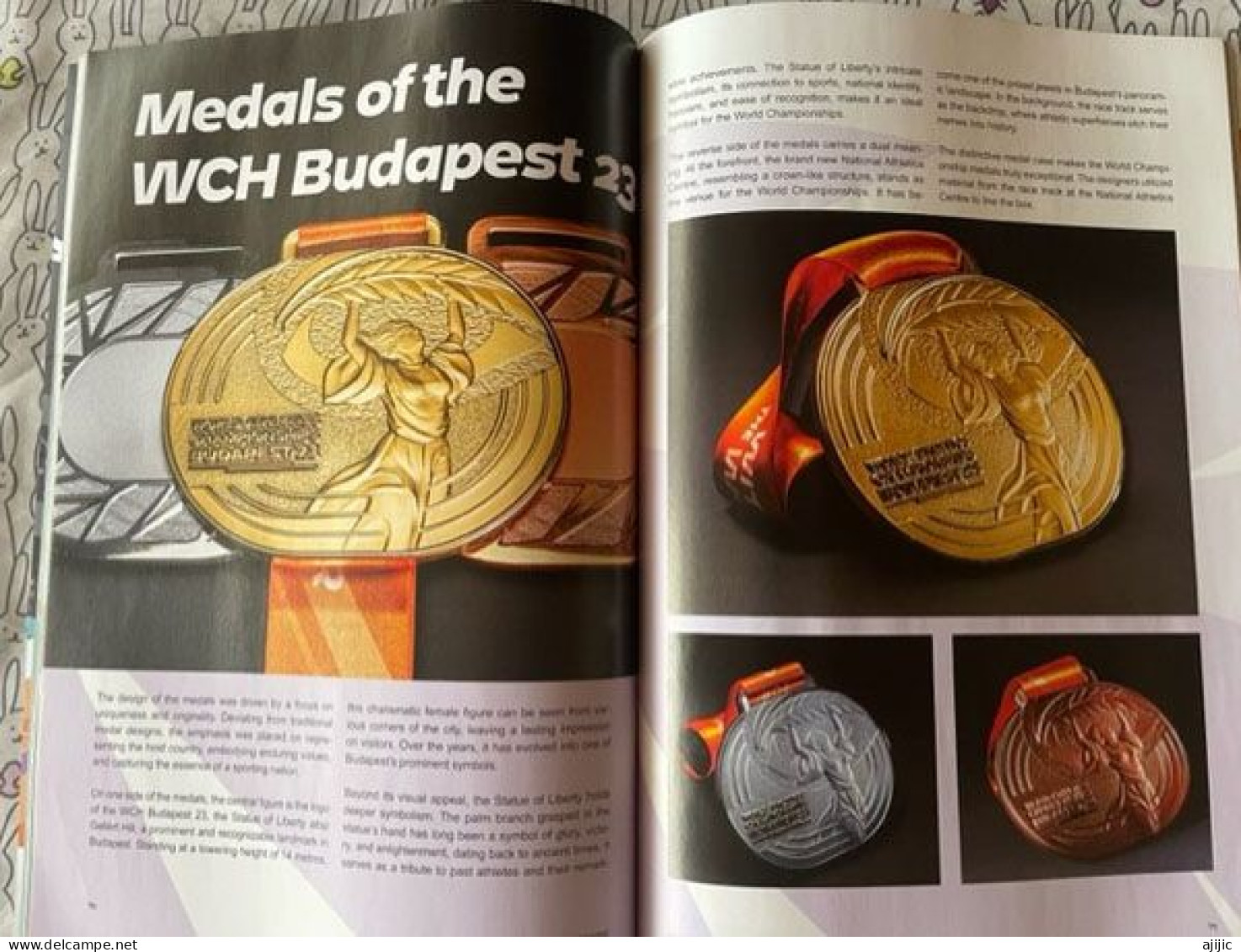 BUDAPEST 2023. WORLD ATHLETICS CHAMPIONSHIPS. Luxuous Official Color Book. 140 Pages (UNIQUE) ! - Athletics