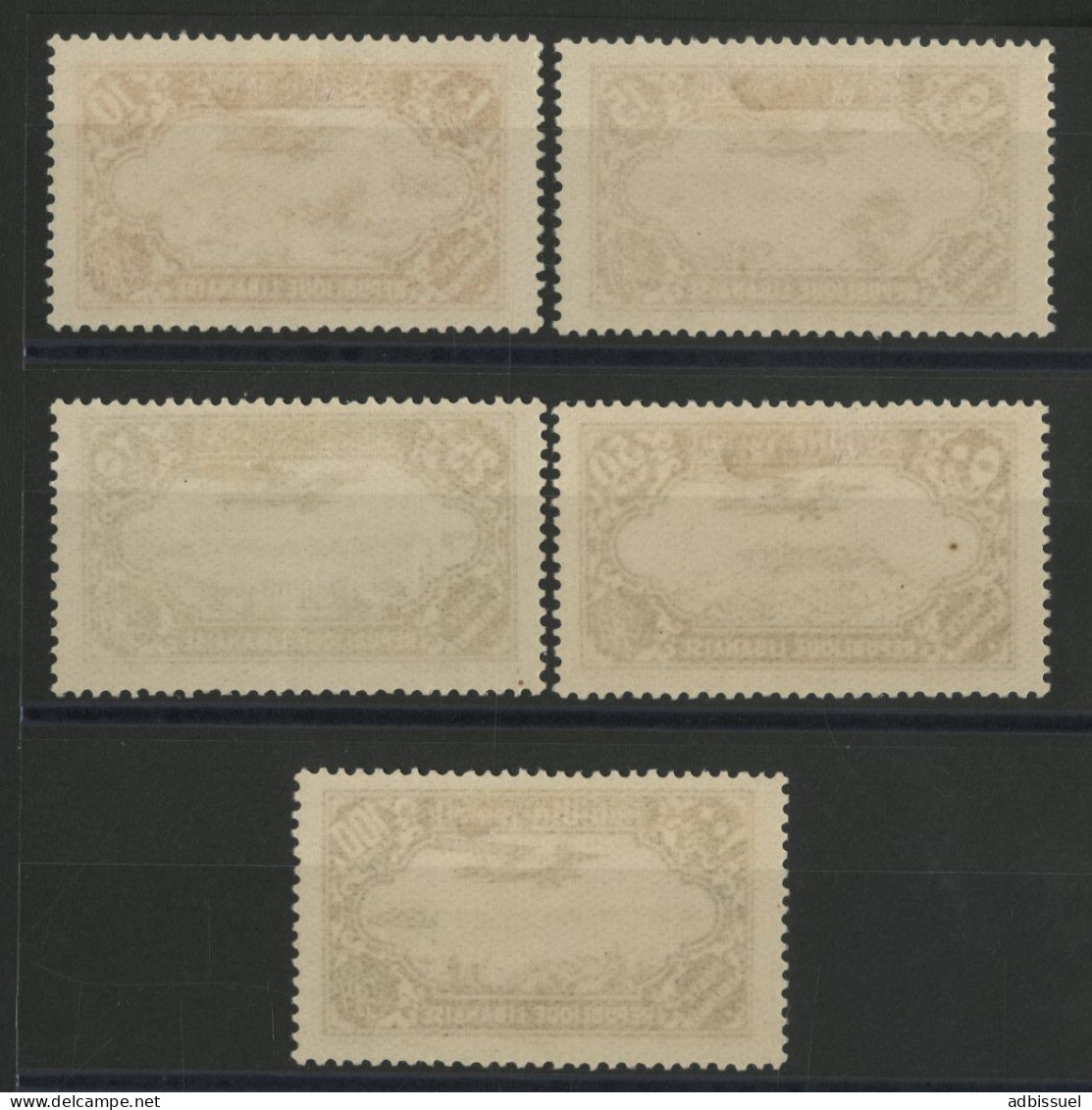 REPUBLIQUE LIBANAISE POSTE AERIENNE N° 44 + 45 + 46 + 47 + 48 Cote 34 € Neufs * (MH) TB - Airmail