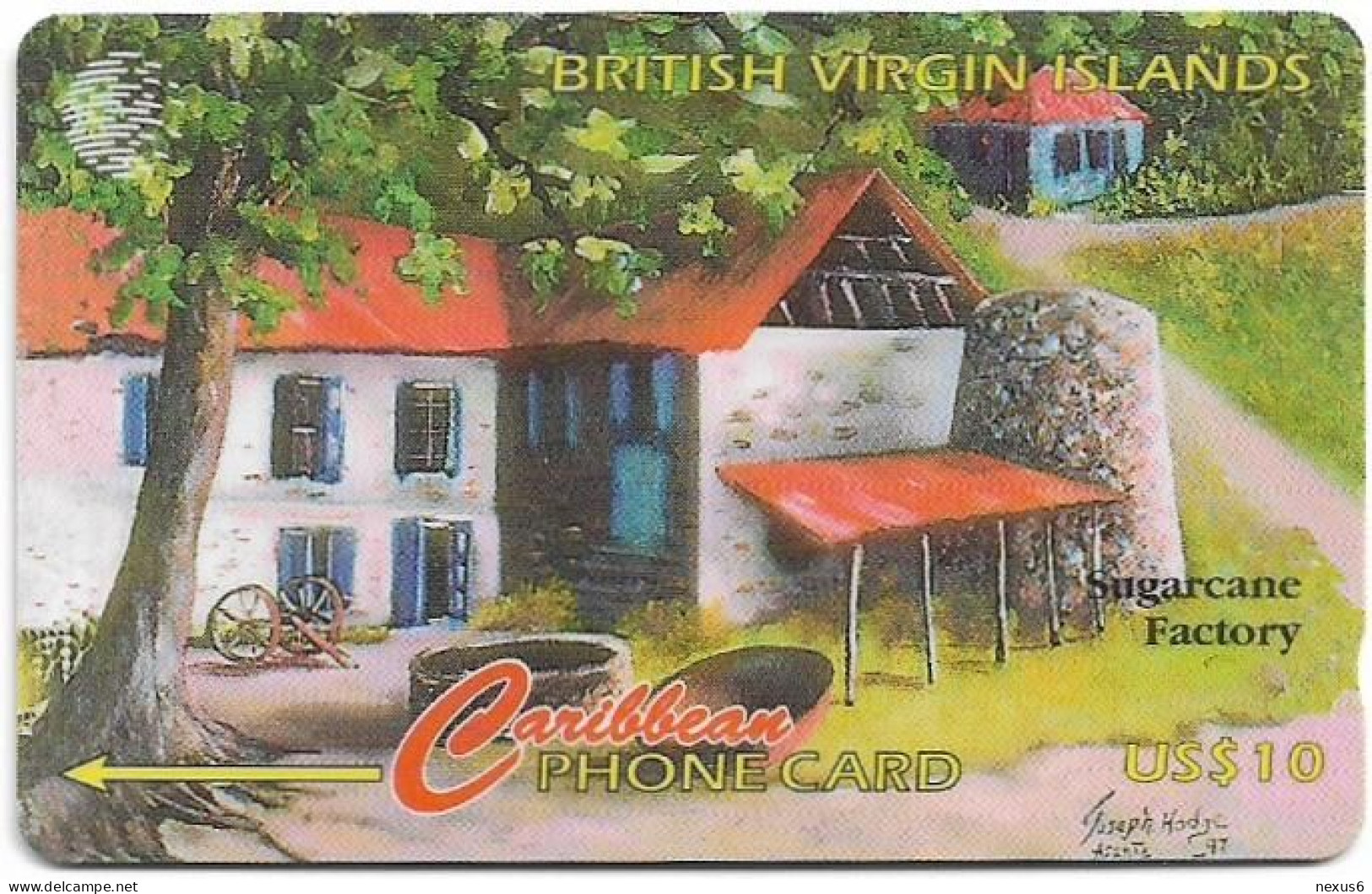 British Virgin Islands - C&W (GPT) - Sugarcane Factory - 218CVVB - 1998, 30.000ex, Used - Isole Vergini