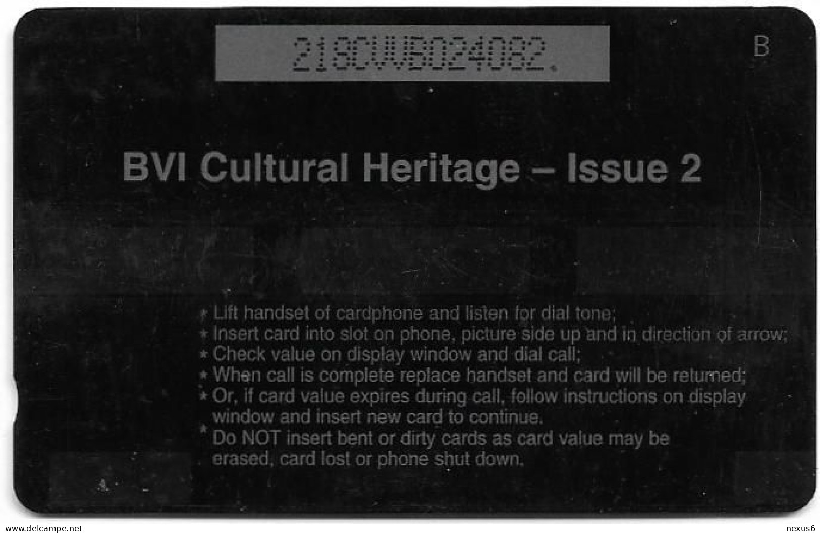 British Virgin Islands - C&W (GPT) - Sugarcane Factory - 218CVVB - 1998, 30.000ex, Used - Jungferninseln (Virgin I.)