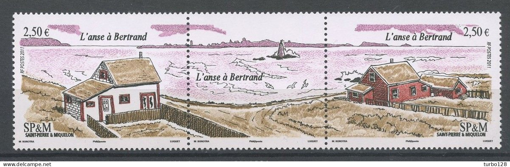 SPM Miquelon 2011  N° 1014/1015 ** Neufs MNH Superbes C 20 € Anse à Bertrand Maison Phare Light House - Ungebraucht